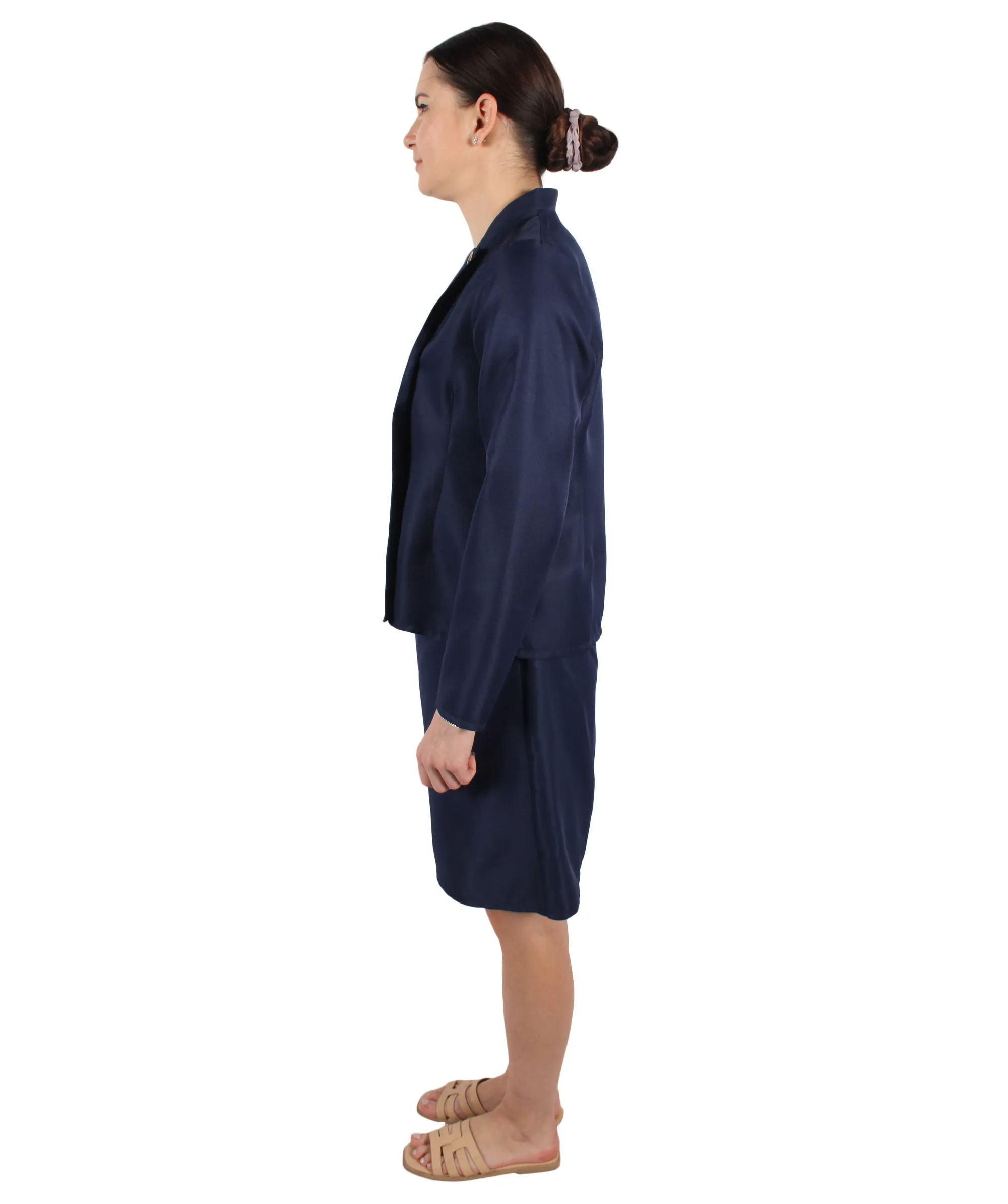 Anime Costume Bundle| Navy Blue Tops and Skirts| Flame-retardant Synthetic Materials