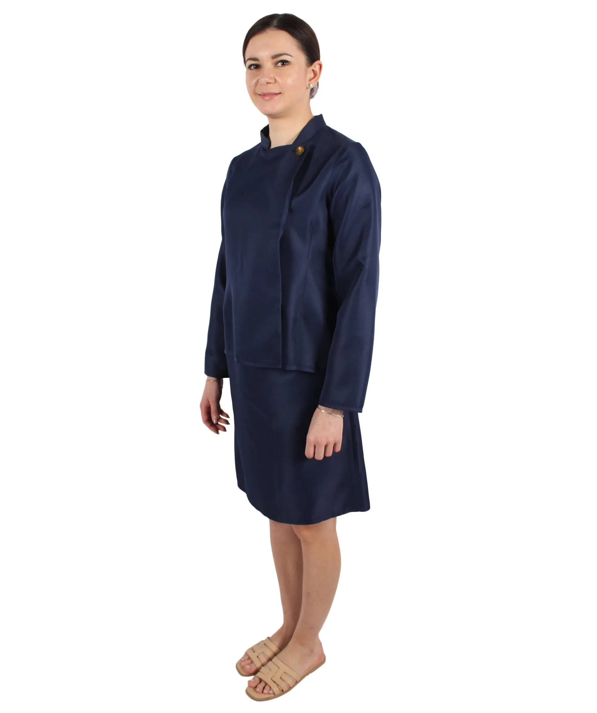 Anime Costume Bundle| Navy Blue Tops and Skirts| Flame-retardant Synthetic Materials