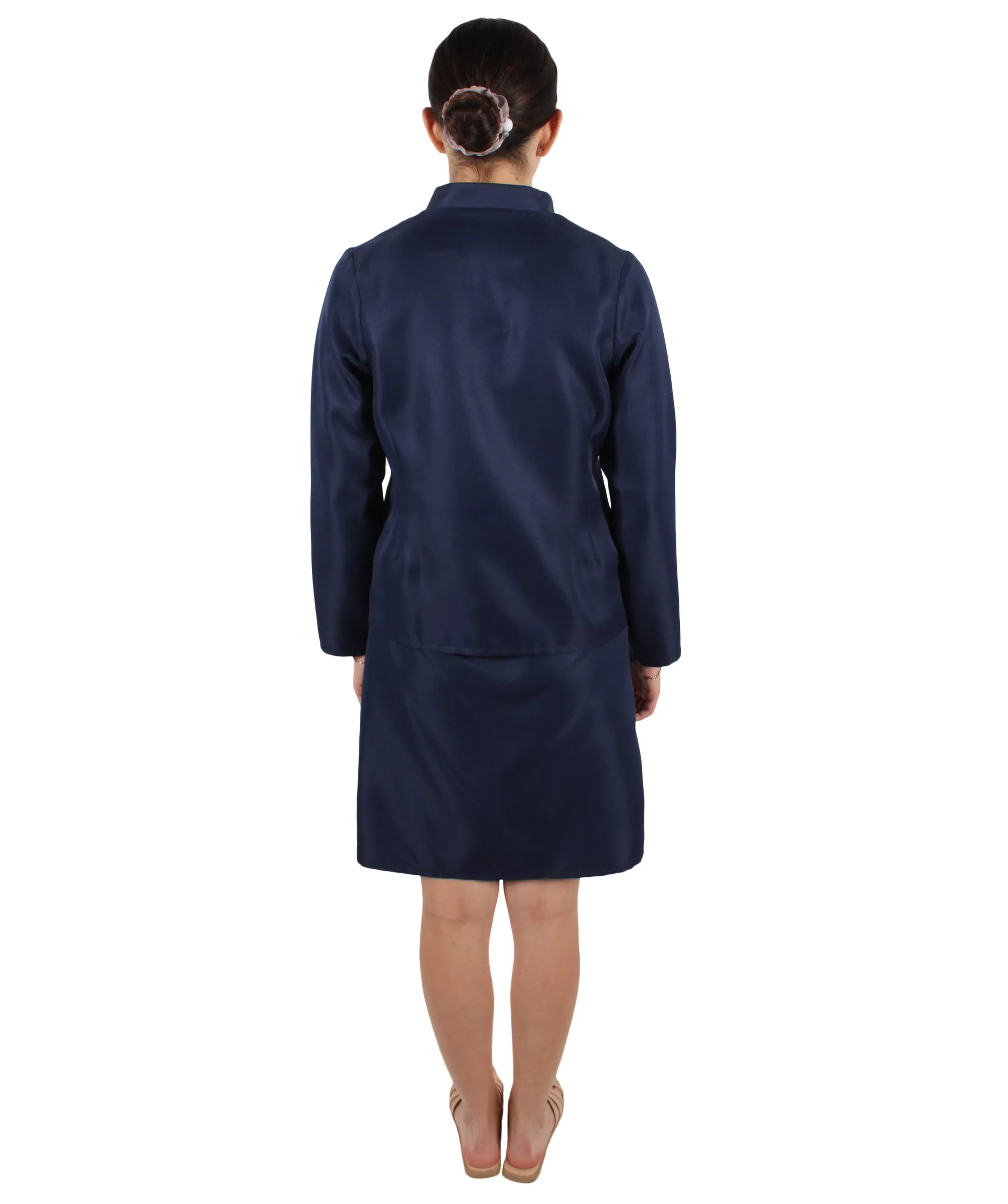 Anime Costume Bundle| Navy Blue Tops and Skirts| Flame-retardant Synthetic Materials