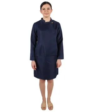Anime Costume Bundle| Navy Blue Tops and Skirts| Flame-retardant Synthetic Materials