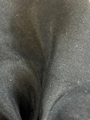 Black Polyester Chiffon - Honesty