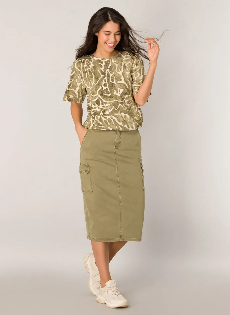 Feur-Classic straight  skirt