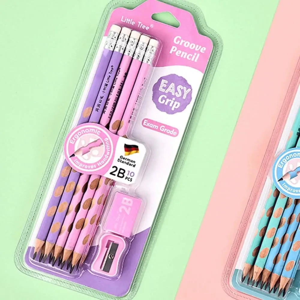 Kids Little Tree Groove Stationery Pencil & Eraser Combo