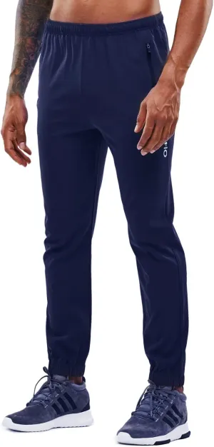 Men's Sweatpants Athletic Jogging Pants Sport Joggers Trousers for Workout,Gym,Running,Training with Zipper Pockets