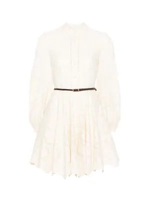 Ottie Embroidered Mini Dress