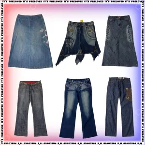 Unique Embroidered Denim Pieces(SS-185)