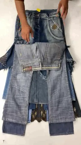 Unique Embroidered Denim Pieces(SS-185)